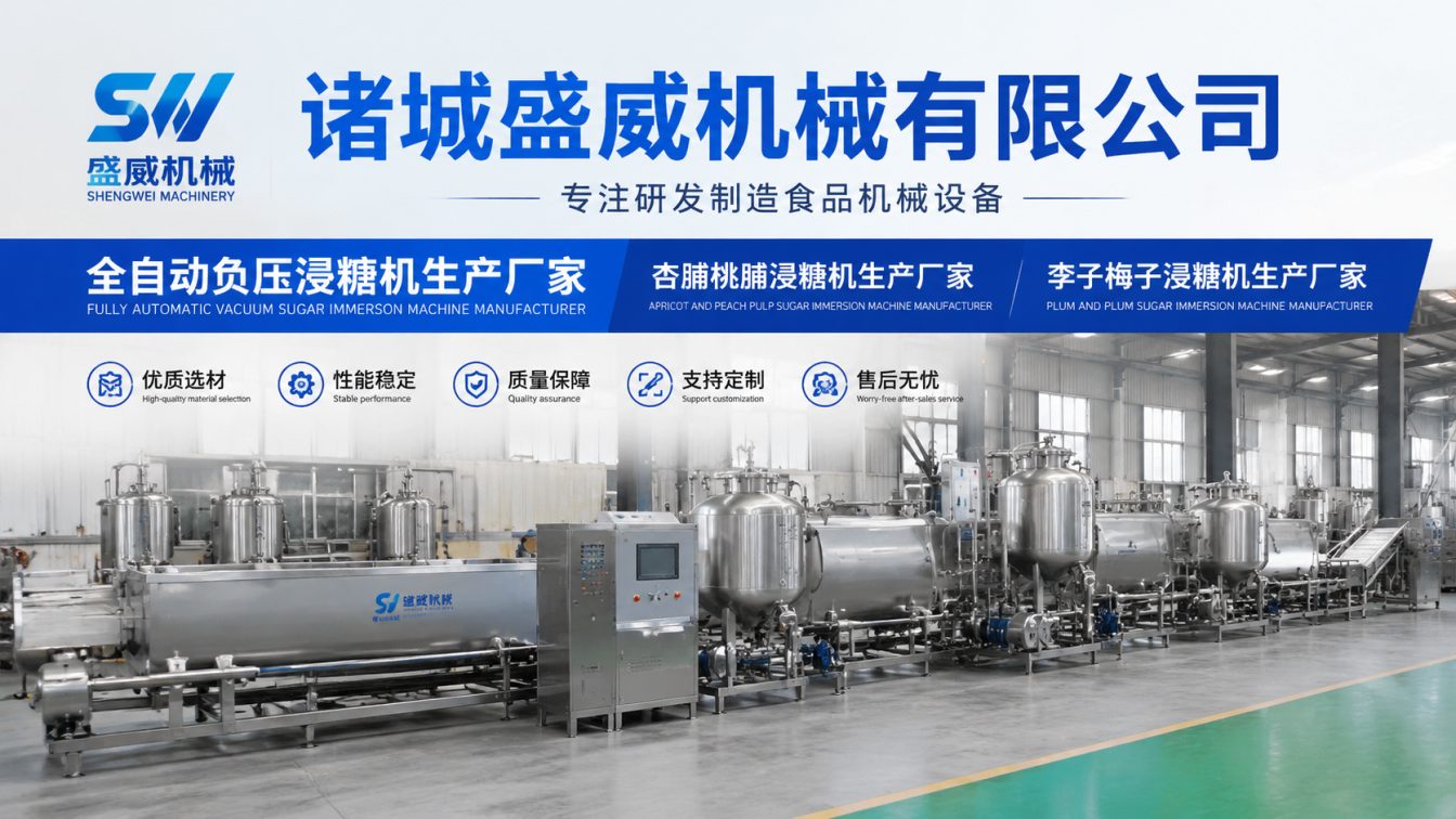 张家界为果脯加工提供负压浸糖方案
